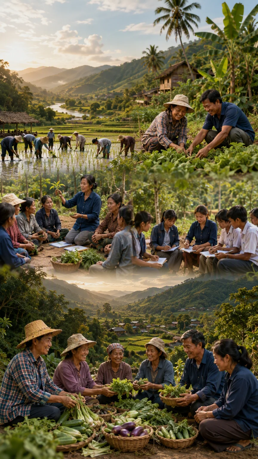 Farmers learning in the field