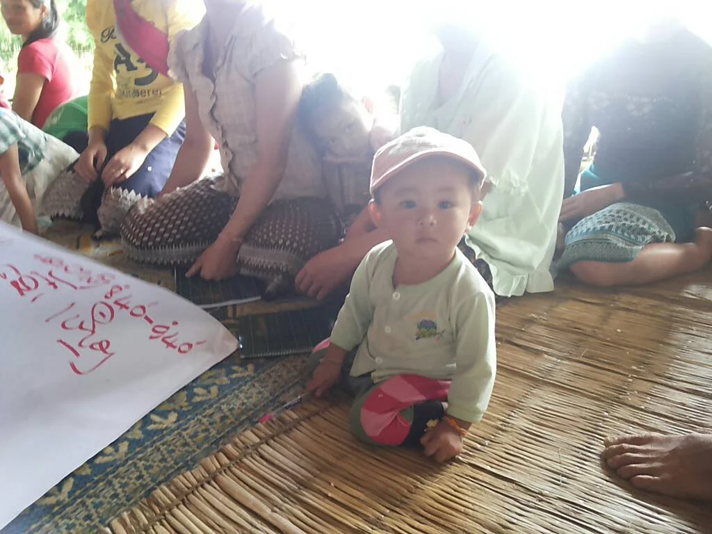 Human right - baby staring